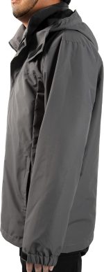Men Rain Jacket Lightweight Waterproof With Hooded Outdoor Raincoat Jacket For Hiking Travel - Image 2