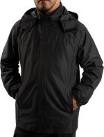 Men Rain Jacket Lightweight Waterproof With Hooded Outdoor Raincoat Jacket For Hiking Travel